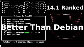 FreeBSD 141Release Benchmark Ranked vs Linux  Unfortunate Alternative [upl. by Aleron393]