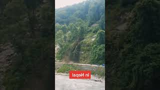 A huge landslide hit mugling roadtravel roadshorts skdvolg [upl. by Ogeid]