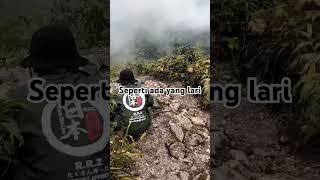 Penampakan di gunung burni telong pendakian horor shorts [upl. by Einnob]