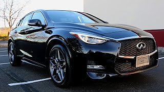 2017 INFINITI QX30 SPORT REVIEW [upl. by Ellennej]