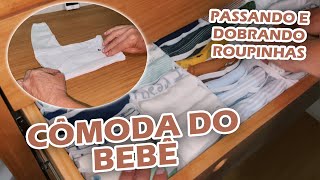 CÔMODA COM COLMEIAS DOBRANDO E ORGANIZANDO ROUPINHAS [upl. by Sugirdor]