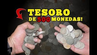 TESORO de 500 MONEDAS en casa ABANDONADA  Cazando La Historia [upl. by Chema]