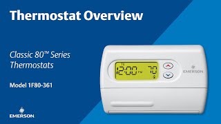 Classic 80 Series  1F80361  Thermostat Overview [upl. by Schnell]