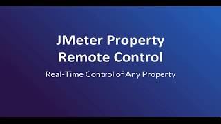 BlazeMeter Real Time JMeter Properties Remote Control [upl. by Beaumont]