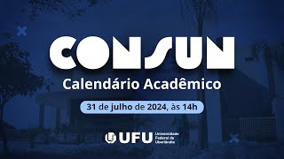 317  Reunião do Conselho Universitário sobre o Calendário Acadêmico da Graduação da UFU [upl. by Ridinger519]