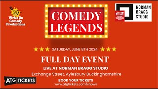 Comedy Legends Day at Aylesbury Waterside Theatre 8th June 2024 [upl. by Broddy127]