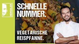 Schnelles ReispfannenRezept vegetarische Art von Steffen Henssler [upl. by Denn]