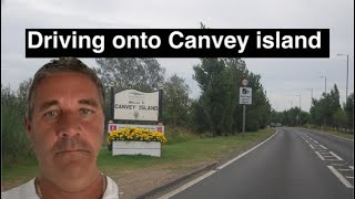 Canvey island Essex England drive on to Canvey town centreCanvey 2022 [upl. by Arotak]