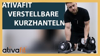 AtivaFit 25Kg bis 25 Kg Verstellbare Kurzhanteln  Homegym Equipment Review [upl. by Atilemrac]