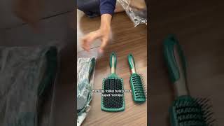 Sisir Rambut Set Comb Hair statis untuk meluruskan segala jenis rambut dan ada bantalan [upl. by Fondea]