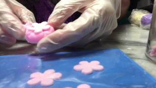 Fondant flowers how to [upl. by Neelhtakyram662]