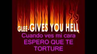 Gives you hell glee español subtitulado canción completa [upl. by Nivi]