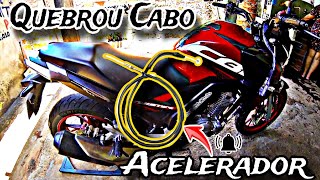 Trocando Cabo Do Acelerador  Cb Twister 250 2020  Roberto Moto Filmador [upl. by Zetnas]