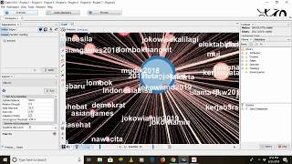 Tutorial Gephi Untuk Analisa Hastag 2019tetapjokowi [upl. by Nesta]