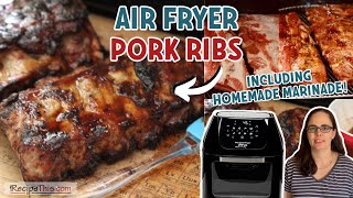 How To Cook Ribs in Air Fryer Easy Recipe [upl. by Einaled]