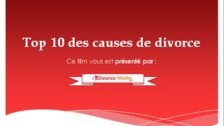 Top 10 des causes de divorce [upl. by Babbette]