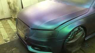 Audi A4 Plasti dip Chameleon [upl. by Greyso]