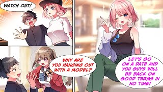 Manga Dub I went viral for saving a model from an accident and my childhood friend is jealous [upl. by Swane55]