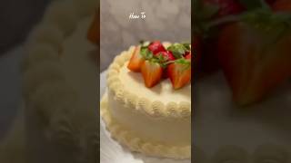 Holiday Cake Topped with Strawberries [upl. by Eedia697]