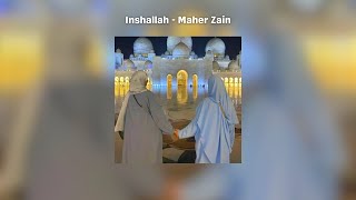 Inshallah  Maher Zain  Sped Up  Vocals Only  Lyrics English [upl. by Siloa]