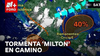 Se forma la tormenta tropical ‘Milton’ en el Golfo de México  Las Noticias [upl. by Auohc]