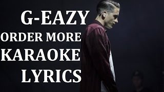 GEAZY  ORDER MORE KARAOKE COVER LYRICS [upl. by Zuckerman]