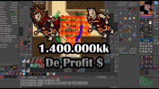 Tibia Werelions 14kk PROFIT LAS MEJORES HUNT PARA KNIGHT [upl. by Nepean508]