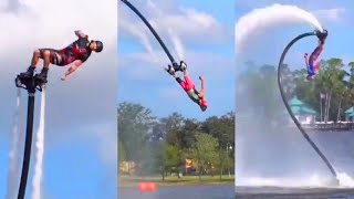 Flyboard montage  water jetpack water world this is to high [upl. by Marcia69]