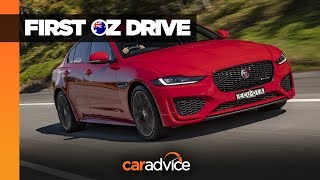 2020 Jaguar XE review  CarAdvice [upl. by Fadil]