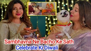 Sambhavna Seth Ne Husband Avinash Or Bacho Ke Sath Celebrate Ki Diwali Sambhavna Seth Entertainment [upl. by Aharon737]