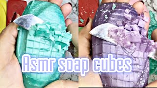 Soap CubesAsmr Soap Cutting satisfying video no talking [upl. by Mahgirb772]