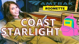 AMTRAK Roomette 🚆 Coast Starlight Honest Review [upl. by Bealle283]