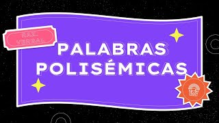 PALABRAS POLISÉMICAS [upl. by Missie]