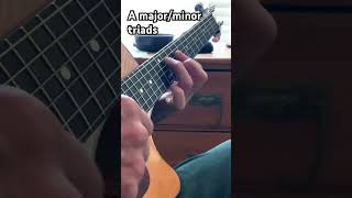 A majorminor triads guitarpractice triads [upl. by Hakym378]