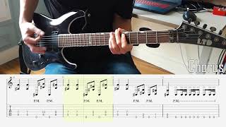 Amon Amarth  Shield Wall Guitar Lesson w TABS The way Johan and Olavi play it [upl. by Josefa]