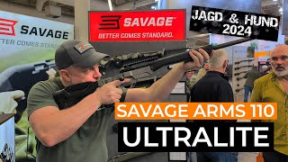 Jagd amp Hund 2024 Jens Tigges stellt die neue Savage Arms 110 Ultralite Repetierbüchse vor [upl. by Ycinuq]