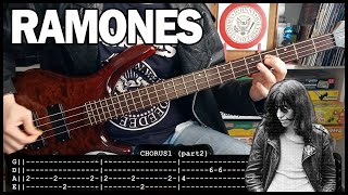 RAMONES  Needles and pins BASS TABS lyrics  PDF [upl. by Thgiwd176]