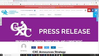 CXC UPDATE RELEASE DATES FOR 2021 EXAMS [upl. by Melmon]