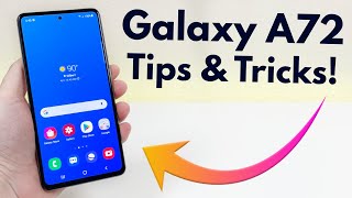 Samsung Galaxy A72  Tips amp Tricks Hidden Features [upl. by Anierdna896]