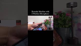 Karaoke Machine with 2 Wireless Microphone [upl. by Waylon]