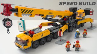 LEGO City 60409 Mobile Construction Crane Speed Build [upl. by Gisser]