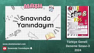 LGS 20232024 SÜPER NİTELİK YAYINLARI TÜRKİYE GENELİ 3 DENEME MATEMATİK ÇÖZÜM VİDEOSU  PDF LİNK [upl. by Hildagarde513]