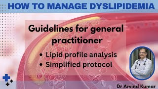 Management of dyslipidemia  AHA guidelines  Statins [upl. by Almire]