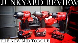 JUNKYARD ACTION NEW MILWAUKEE TOOL MID TORQUE IMPACT WRENCHS 296020 vs 296220 [upl. by Scotty]