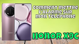 Comment mettre lalarme sur mon téléphone Honor X9c [upl. by Honan831]