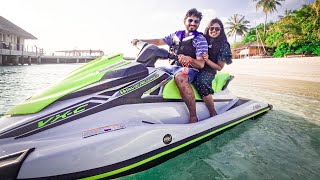 Maldives Trip EbineshJerlin Amaya Kuda Rah Sea Plane Jetski Watervilla Resort Best Resort [upl. by Lidstone]