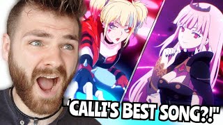 Reacting to SUICIDE SQUAD ISEKAI ENDING  MORI CALLIOPE quotGoGettersquot  Music Video  REACTION [upl. by Eidurt577]