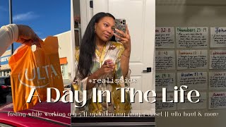 A DAY IN THE LIFE VLOG  ULTA HAUL  FASTING WHILE WORKING A 95  UPDATING MY PRAYER CLOSET [upl. by Norma321]