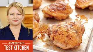 How to Make the Best OvenRoasted Chicken Thighs with Bridget Lancaster [upl. by Keemahs]