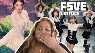 F5VE LETTUCE REACTION WE MUST ALL STAN [upl. by Martino]